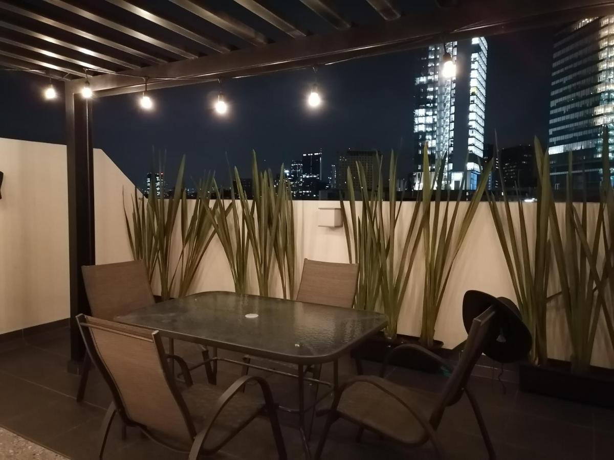 Downtown Depto Con Terraza Privada Lägenhet Mexico City Exteriör bild