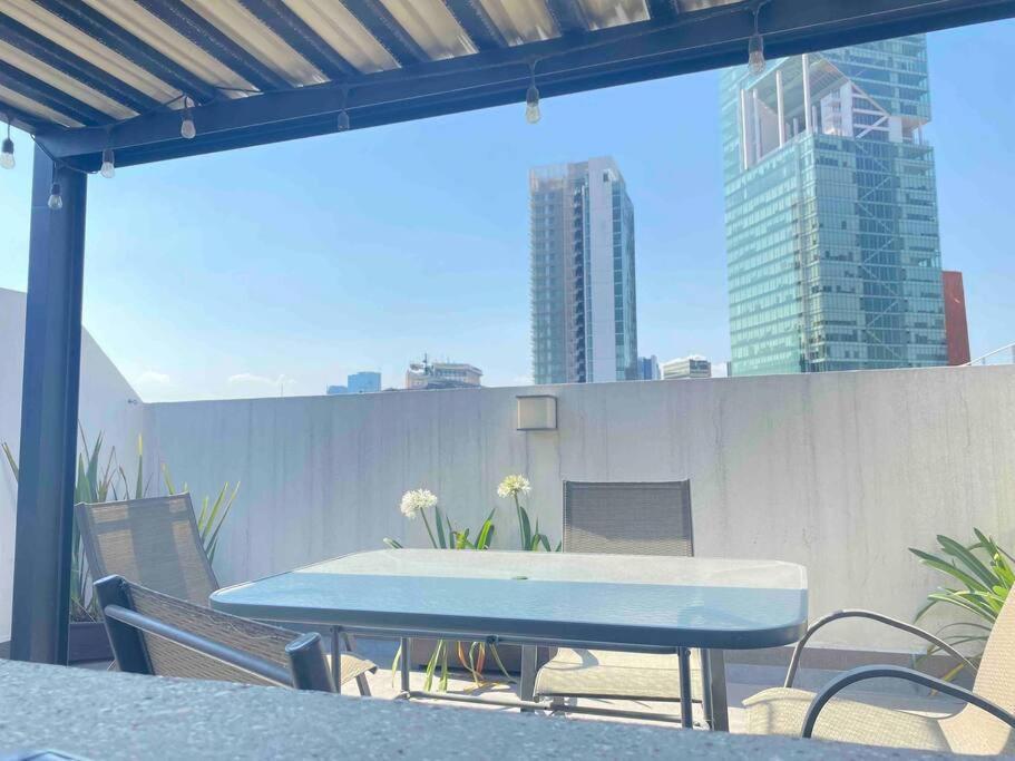 Downtown Depto Con Terraza Privada Lägenhet Mexico City Exteriör bild