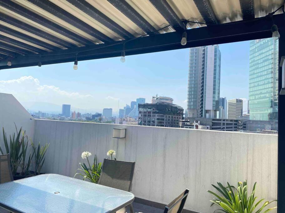 Downtown Depto Con Terraza Privada Lägenhet Mexico City Exteriör bild